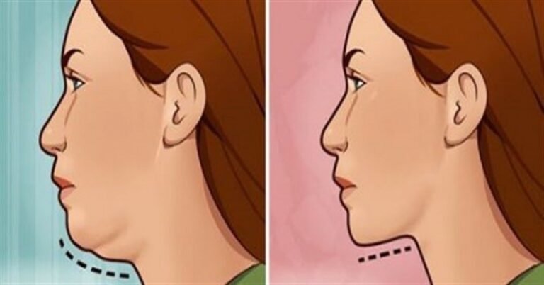 Cet exercice très simple vous fera quitter votre double menton en seulement 10 jours!