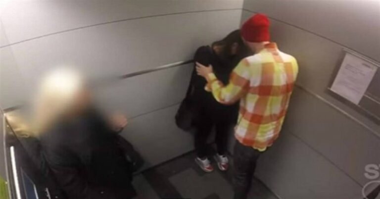 L&rsquo;homme l&rsquo;a maltraitée dans l&rsquo;ascenseur. Mais ce qui s&rsquo;est passé ensuite était encore plus choquant!