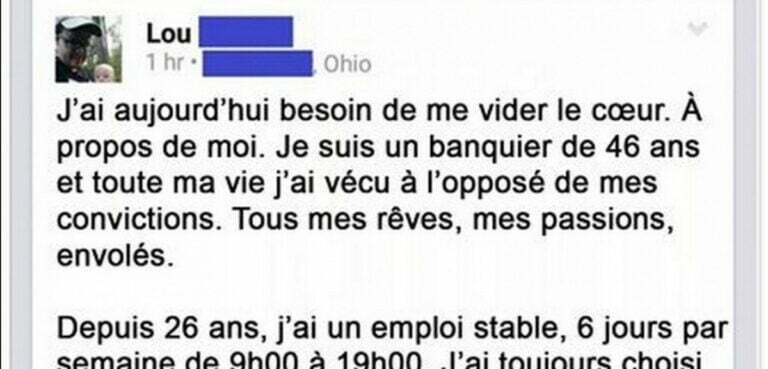 Sa femme l&rsquo;a trompé pendant dix ans et il a décidé de poster ce message fort sur Facebook …