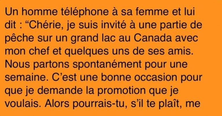La femme a trouvé quelque chose de suspect pendant que son mari pêchait. Ce qu&rsquo;elle fera ensuite est génial!
