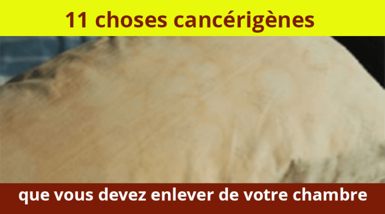 11 cancérogènes que vous devez quitter la chambre