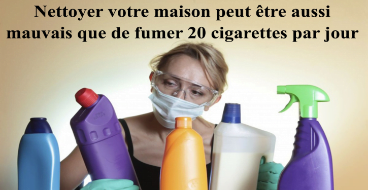 Nettoyer la chambre est aussi mauvais que de fumer 20 cigarettes par jour