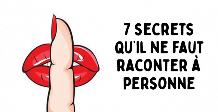Ne parlez à personne de votre vie personnelle: laissez-nous nous cacher et vivre une vie heureuse!