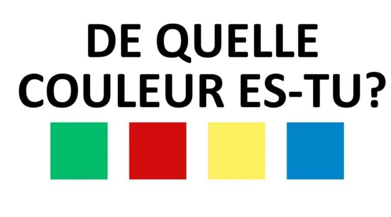 Comment votre couleur préférée vous évalue-t-elle, votre qualité et votre sensibilité