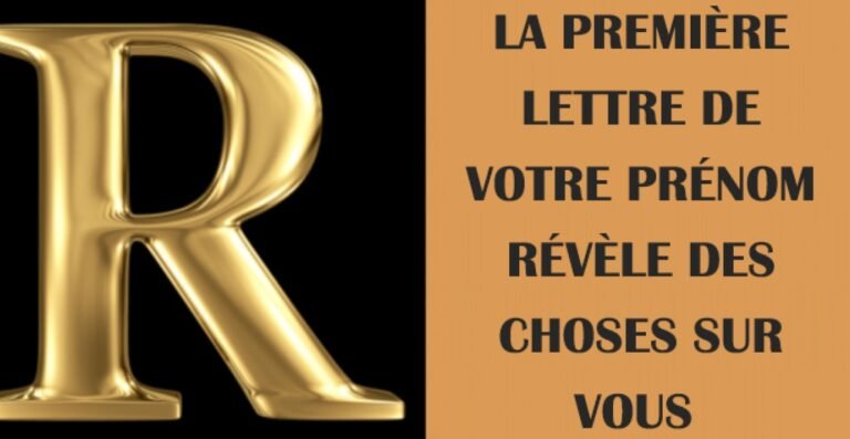 Voilà ce que révèle la première lettre de votre prénom à votre sujet