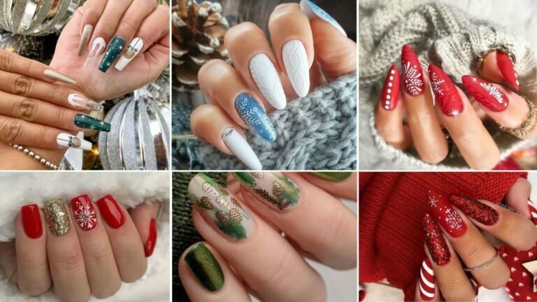 25 idées d’ongles de Noël mignonnes et festives à essayer cette année