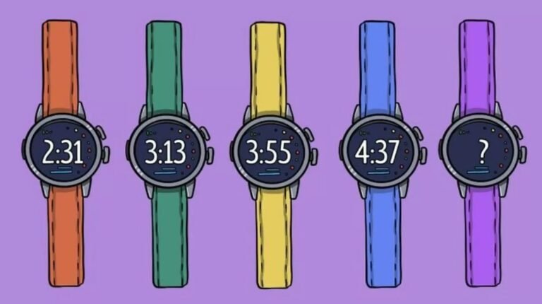 Testez votre intelligence : selon vous, quelle heure la dernière montre devrait-elle afficher ?