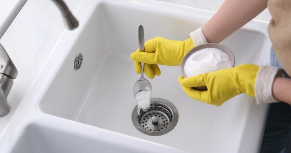 debouchage evier bicarbonate